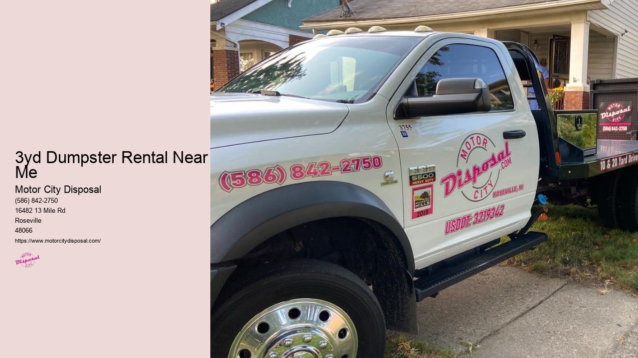 3yd Dumpster Rental Near Me