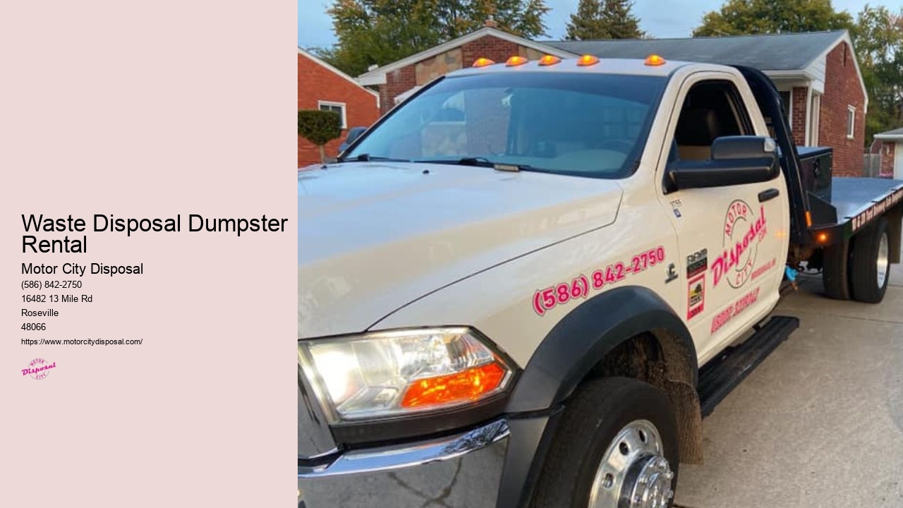 Yard Waste Disposal Dumpster